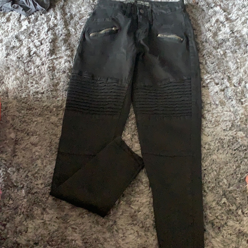 Black jeggins